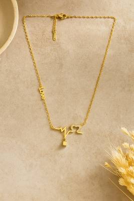 Jewelz heartbeat & love pendant necklace 3