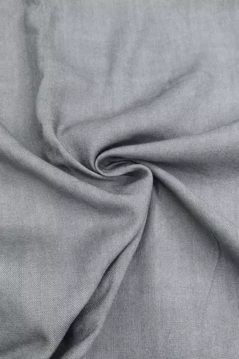 Grey printed organza churidar dress-materials