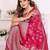 Rani Pink Color Zari Weaving Georgette Silk Saree