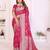 Rani Pink Color Zari Weaving Georgette Silk Saree
