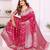 Rani Pink Color Zari Weaving Georgette Silk Saree