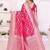 Rani Pink Color Zari Weaving Georgette Silk Saree