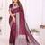 Maroon Color Zari Weaving Georgette Silk Saree