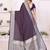 Wine Color Zari Weaving Georgette Silk Saree