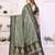 Green Color Zari Weaving Silk Saree