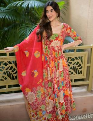  floral printed cotton suit set 5