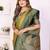 Pear Color Zari Weaving Silk Saree
