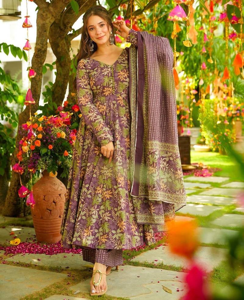 Parvaneh Gul Floral Printed Cotton Suit Set