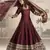 luxury vichitra silk anarkali with sequins work & jacquard dupatta