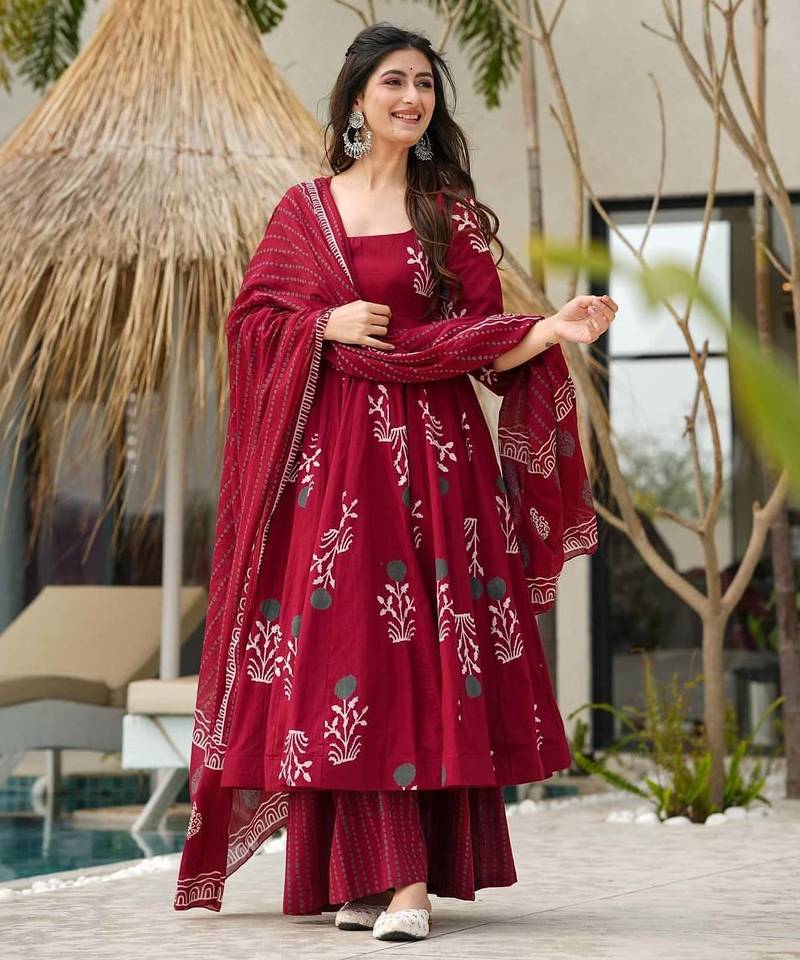 Maho chic cotton Printed suit set