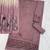 Mauve embroidered cotton semi-stitched pakistani salwar suit