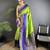 light green soft silk blend woven dual zari work banarasi saree