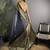 grey silk blend ikkat gold zari weaving handloom saree