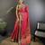 hot pink soft silk blend zari weaving patola saree