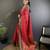 hot pink soft silk blend zari weaving patola saree