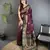 maroon soft silk blend dual zari peacock butta worked banarasi saree 
