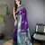 purple soft silk blend dual zari peacock butta worked banarasi saree 