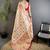 cream soft silk blend banarasi zari woven saree