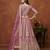 Pink Net Heavy Thread Embroidery With Sequins Work Lehenga Choli set with dupatta
