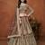 Brown Net Heavy Thread Embroidery With Sequins Work Lehenga Choli set with dupatta