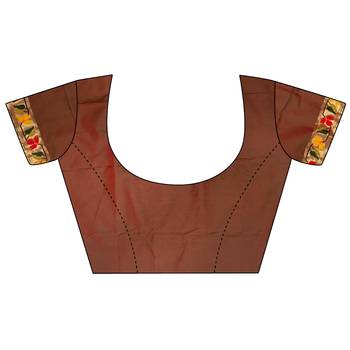 red soft silk blend paithani meenakari zari weaving saree 5