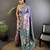 lavender soft silk blend paithani meenakari zari weaving saree