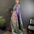 lavender soft silk blend paithani meenakari zari weaving saree