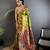 light green soft silk blend paithani meenakari zari weaving saree