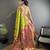 light green soft silk blend paithani meenakari zari weaving saree