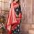 black soft silk blend banarasi zari woven saree