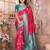 hot pink soft silk blend banarasi zari woven saree