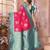 hot pink soft silk blend banarasi zari woven saree