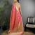 light pink soft lichi silk blend  golden zari paisley banarasi saree