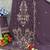 D lavender fox georgette semi stiutched suit with embroidery sequence work