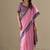 baby pink handloom cotton casual wear saree