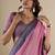 baby pink handloom cotton casual wear saree