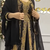 Black Moroccan Hand-Work Stitched Kaftan with Golden Heavy Embroidery & Stylish Shrug