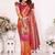 Orange Color Premium Banarasi Tissue Silk Blend Sarees 