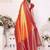 Orange Color Premium Banarasi Tissue Silk Blend Sarees 