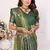 Parrot Green Color Premium Banarasi Tissue Silk Blend Sarees 