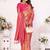 Coral Pink Color Premium Banarasi Tissue Silk Blend Sarees 