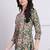 Green women's pure cotton jaipuri printed tunic