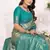 Turquoies Color Premium Banarasi Tissue Silk Blend Sarees 