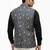 Indigo blue regal heritage art silk nehru jaket
