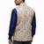 Beige regal heritage art silk nehru jaket