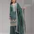 Teal crush silk Embroidered Salwar suit-Full Stitched Free size