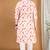 men's pastel kurta top - tropical paradise