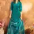 Rama green roman silk thread embroidered sequence salwar suit