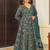 Morpich digital printed muslin cotton stitched anarkali set with dupatta
