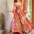 Multicolor digital printed muslin cotton stitched anarkali set with dupatta